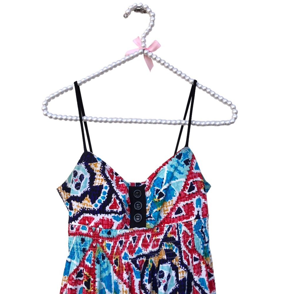 Sweet Storm Bright Colored Simple Sun Dress size Medium - Picture 4 of 9
